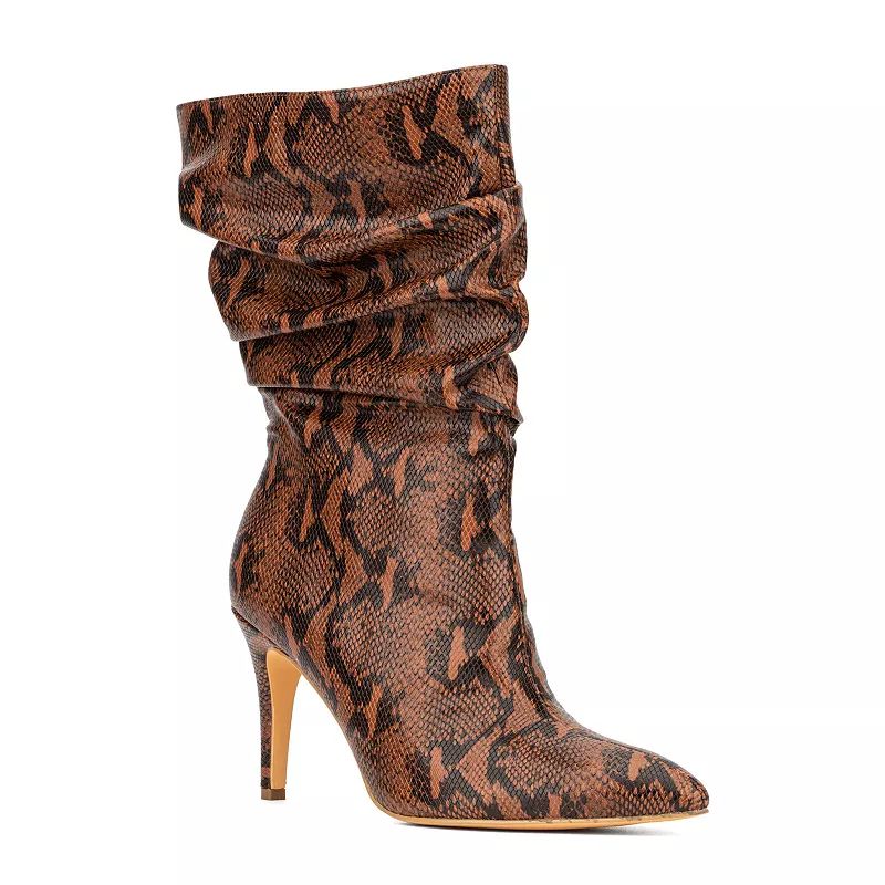 Fashion to Figure Fiona Women's Heeled Mid Calf Boots | Kohl's