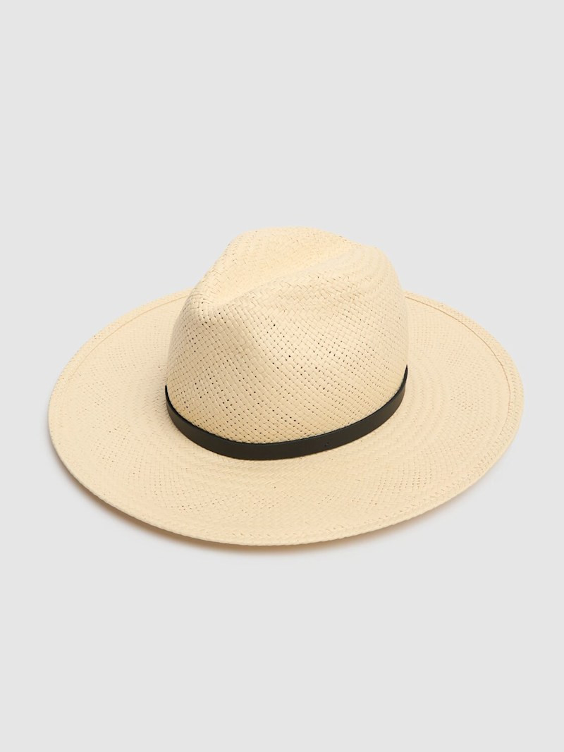 Lyra packable straw fedora hat | Luisaviaroma