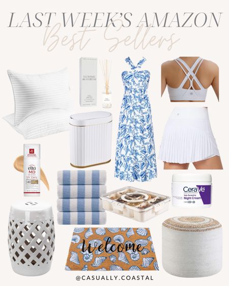 Last Week’s Amazon Best Sellers

Amazon home decor, Amazon skorts, white skorts, Amazon dress, summer dress, vacation outfit, beach vacation outfits, outdoor furniture, Amazon bed pillows, amazon bedding, Amazon rug, amazon door mat, Amazon skincare, Amazon activewear, bedding, Amazon bedding, Amazon hotel collection bed pillows, divided serving tray, diffuser set, coastal home, coastal style, beach home decor, beach style, Amazon coastal home decor, home scent diffuser, cerave skin renewing night cream, cabana thick stripe towels, Amazon towels, Amazon beach towels, pool beach towels, automatic motion sensor trash can, ceramic garden stool, seashell beach doormat, Amazon sports bra, white sports bra, Criss cross strappy back sports bra, halterneck dress, floral print dress, tennis skirt, golf skirt, high waisted athletic skort, round pouf, coastal pouf, eltamd tinted face sunscreen, ottoman, outdoor side table, reeds diffuser, athleisure, tinted moisturizer, snack box 

#LTKFindsUnder100 #LTKHome #LTKFindsUnder50