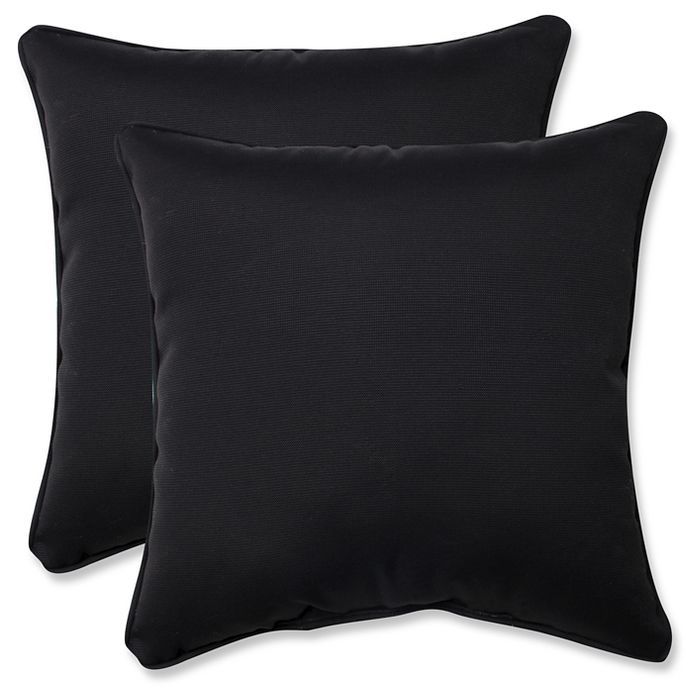 Outdoor 2-Piece Square Toss Pillow Set - Fresco Solid | Target