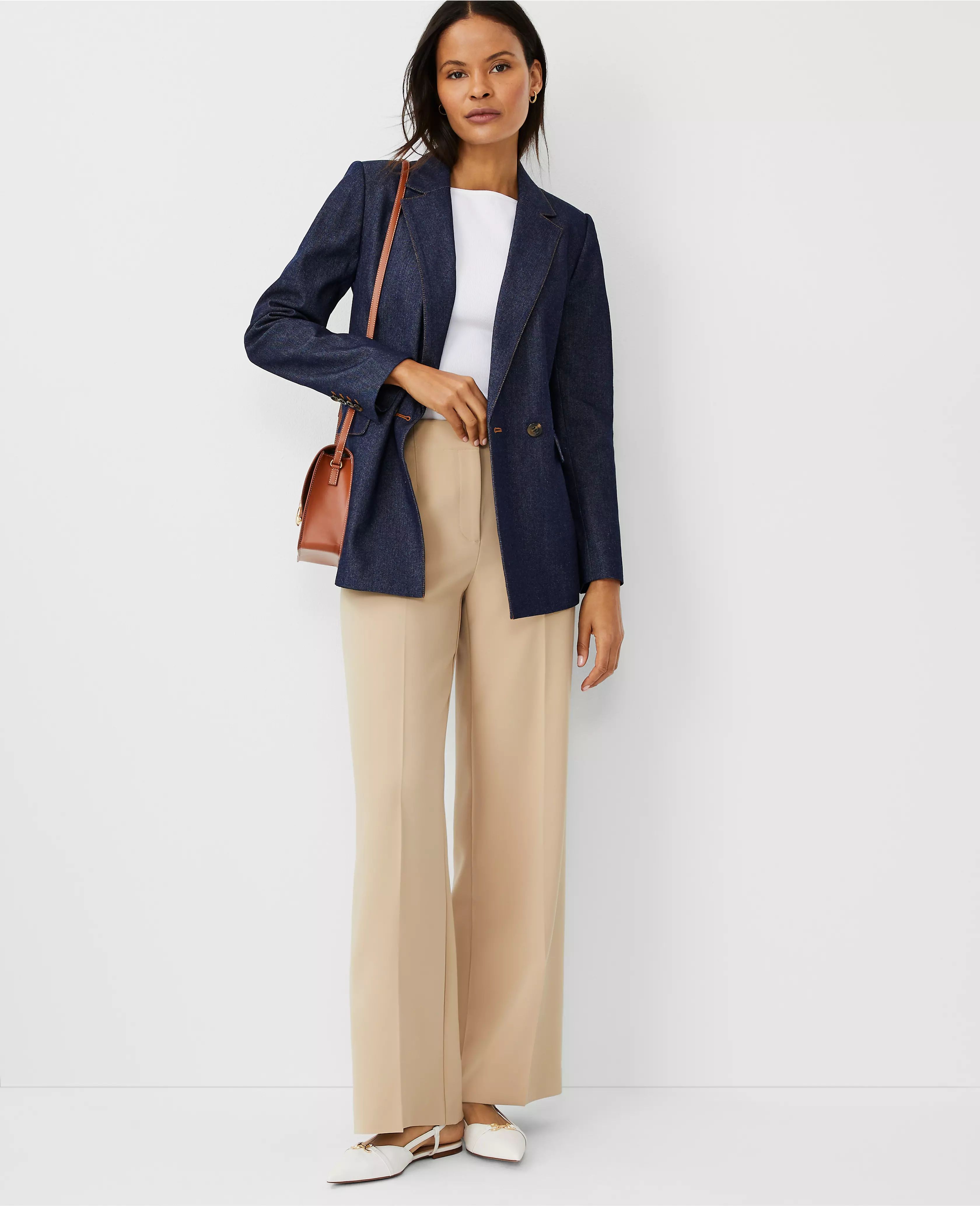 The Wide Leg Pant in Crepe | Ann Taylor (US)