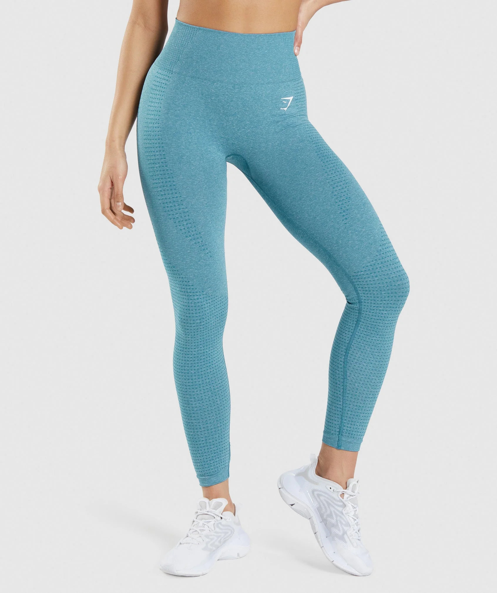 Gymshark Vital Seamless 2.0 Leggings - Tahoe Teal Marl | Gymshark US