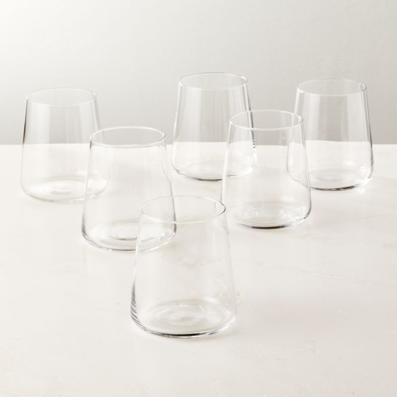 Neat Double Old-Fashioned Glass Set of 6 + Reviews | CB2 | CB2