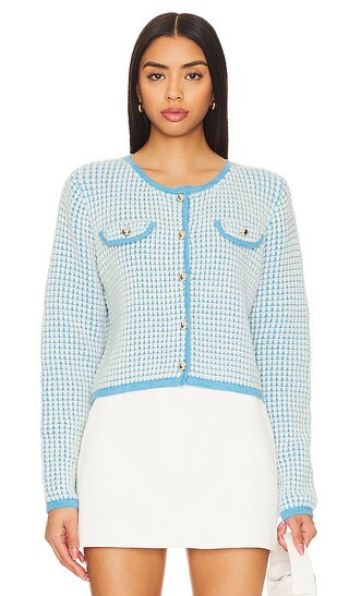 Warm Your Heart Cardigan in French Blue | Revolve Clothing (Global)