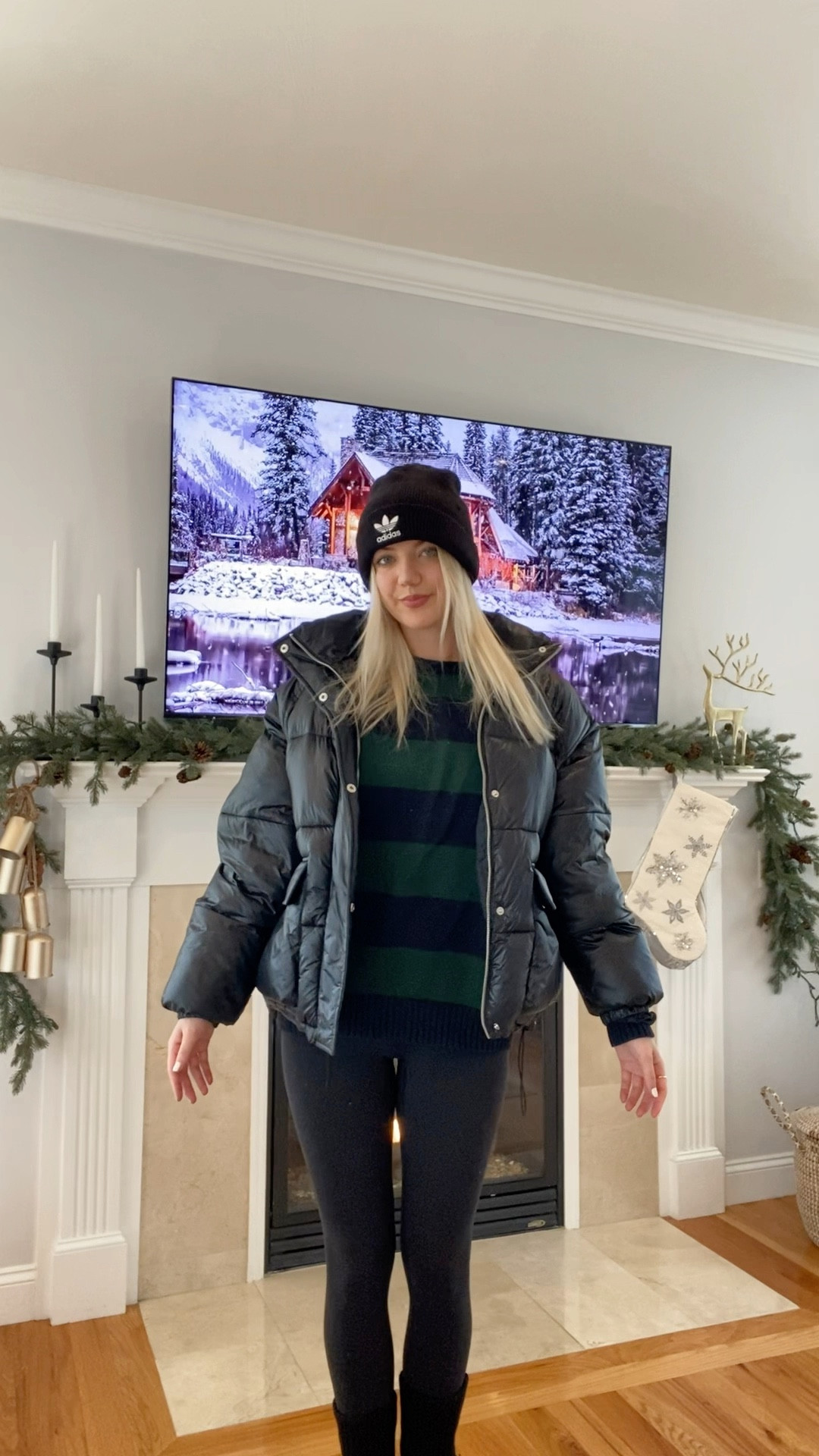 cozy and warm winter outfit featuring my favorite striped sweater!

#LTKHoliday #LTKSeasonal #LTKstyletip