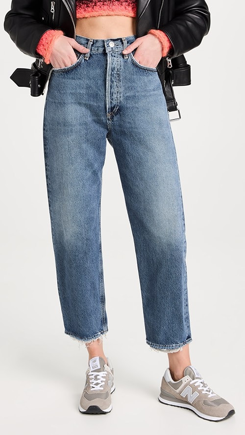 90's Crop: Mid Rise Loose Straight Jeans | Shopbop