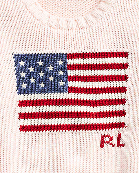 Flaggen-Baumwollpullover Pink Pony | Ralph Lauren (DE & AT)