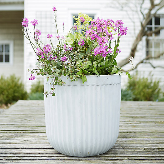 Fiber Concrete Barrel Pot | Terrain