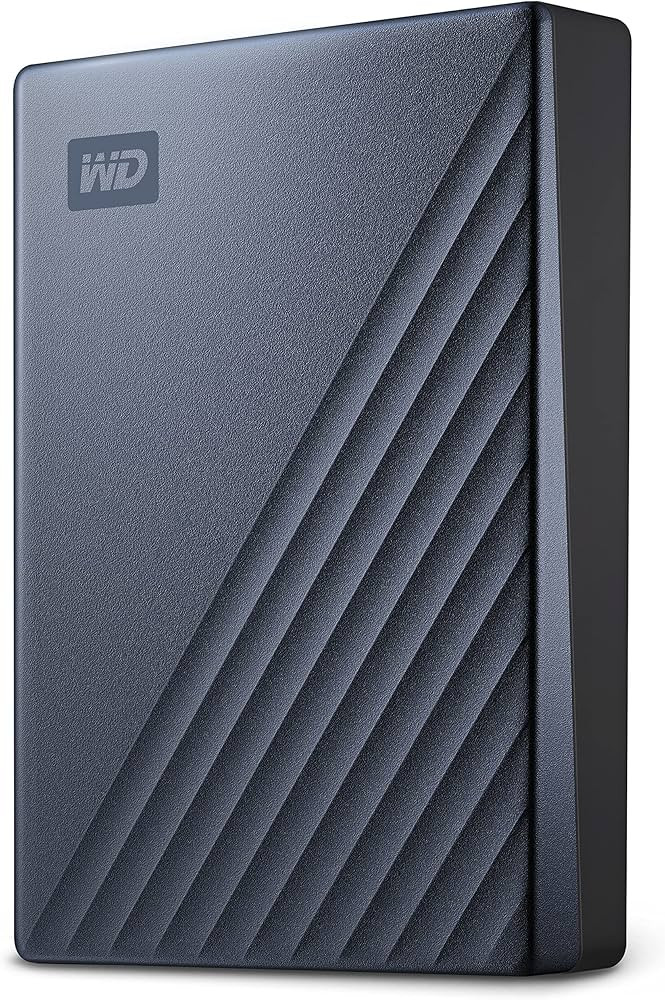 WD 5TB My Passport Ultra Blue Portable External Hard Drive HDD, USB-C and USB 3.1 Compatible - WD... | Amazon (US)