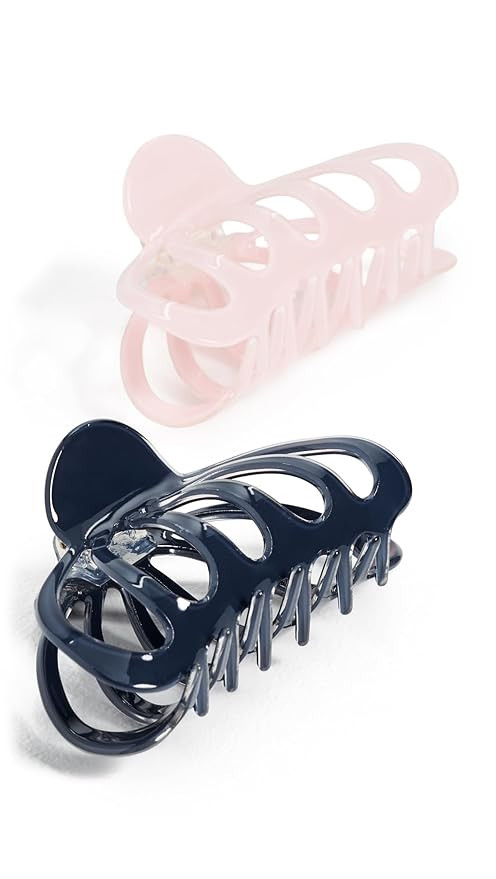 ADINA EDEN Women's Octopus Hair Claw Clip Set, Pink and Navy, One Size | Amazon (US)