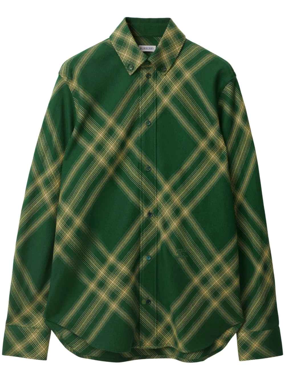 Burberry check-pattern Wool Shirt  - Farfetch | Farfetch Global