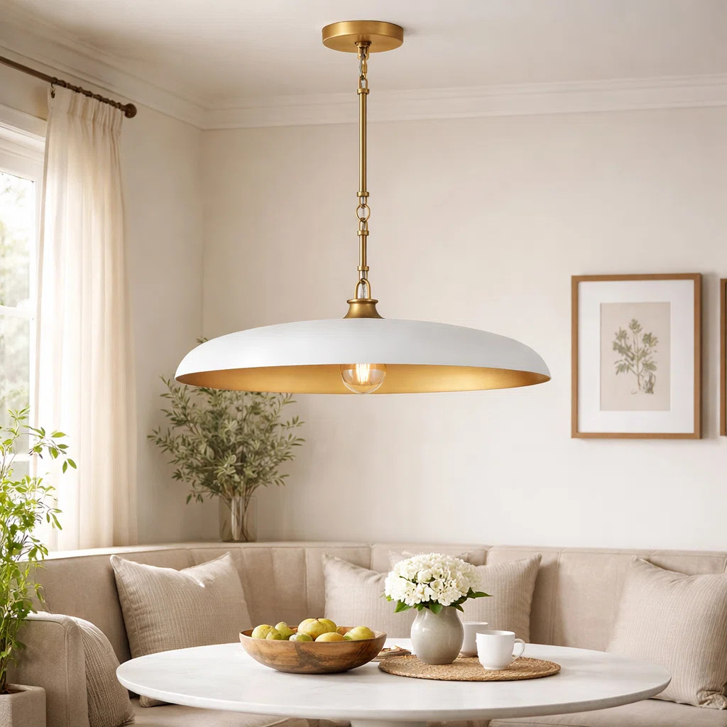 Sadie 1 - Light Steel Chandelier | Perigold