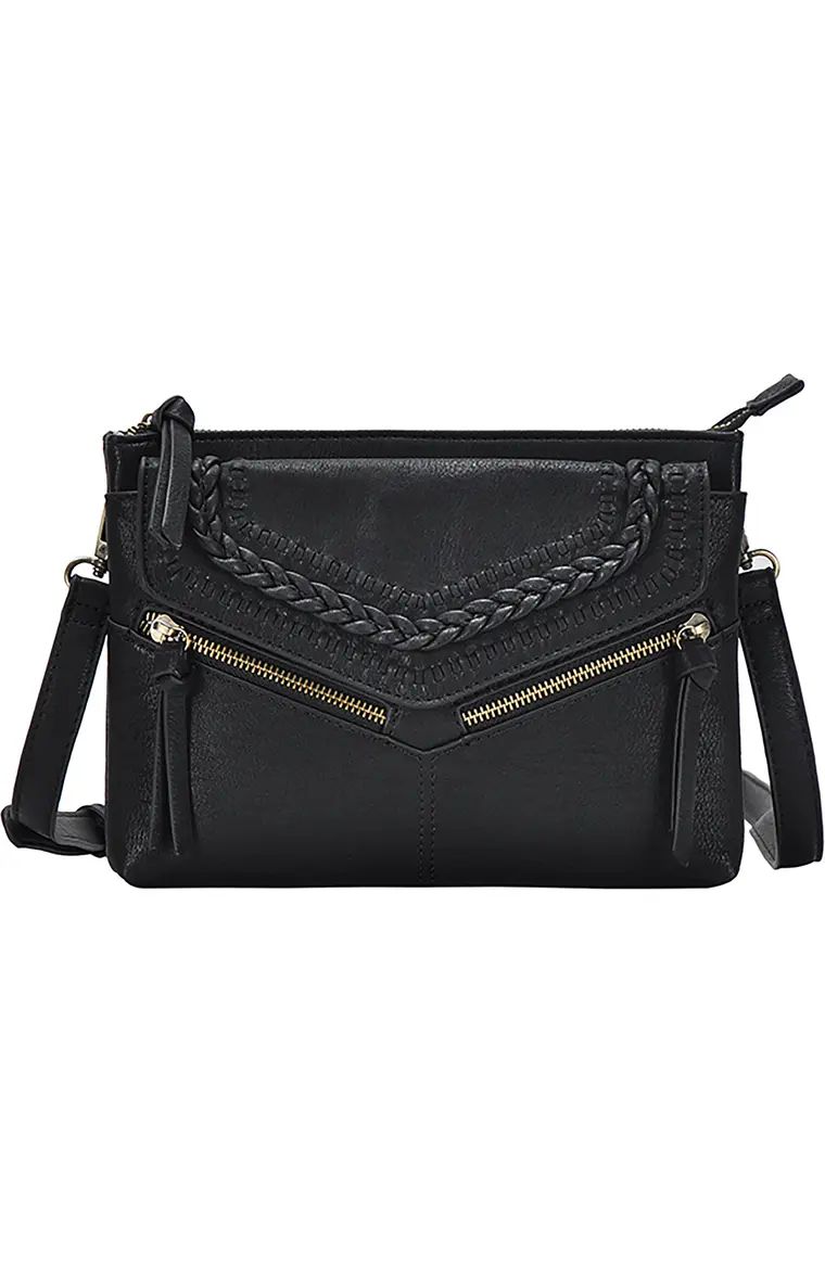 Braided Faux Leather Crossbody Bag | Nordstrom