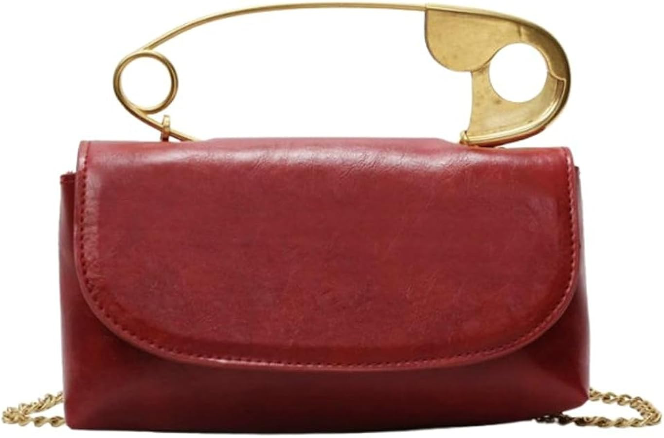 2025 Trendy Tote Bag Womens Paper Clip Small Top Handle Purse Hobo Clutch Faux Leather Crossbody ... | Amazon (US)