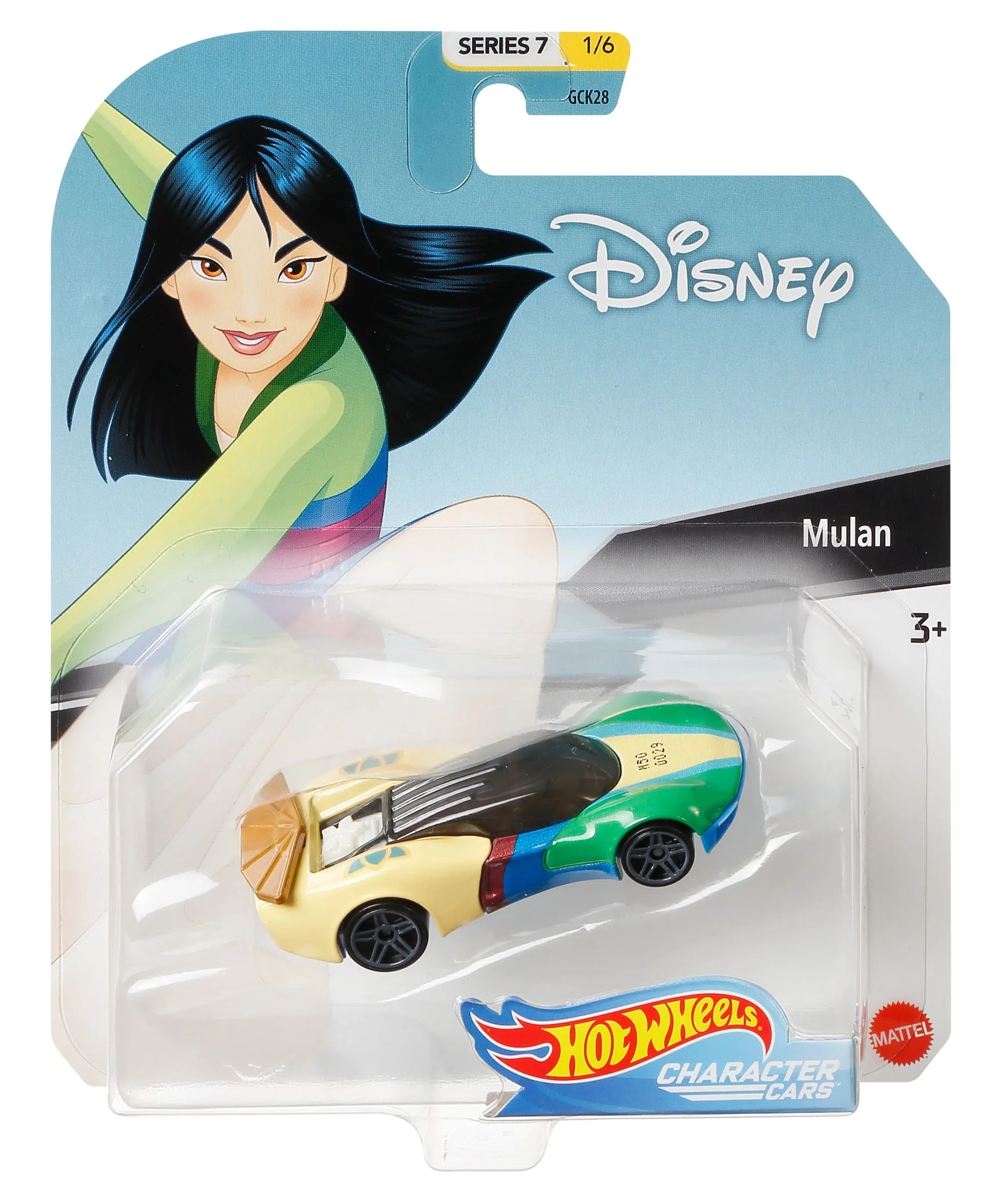 Hot Wheels Disnery Pixar Character Cars Series Mulan Vehicle 1/64 Scale | Walmart (US)