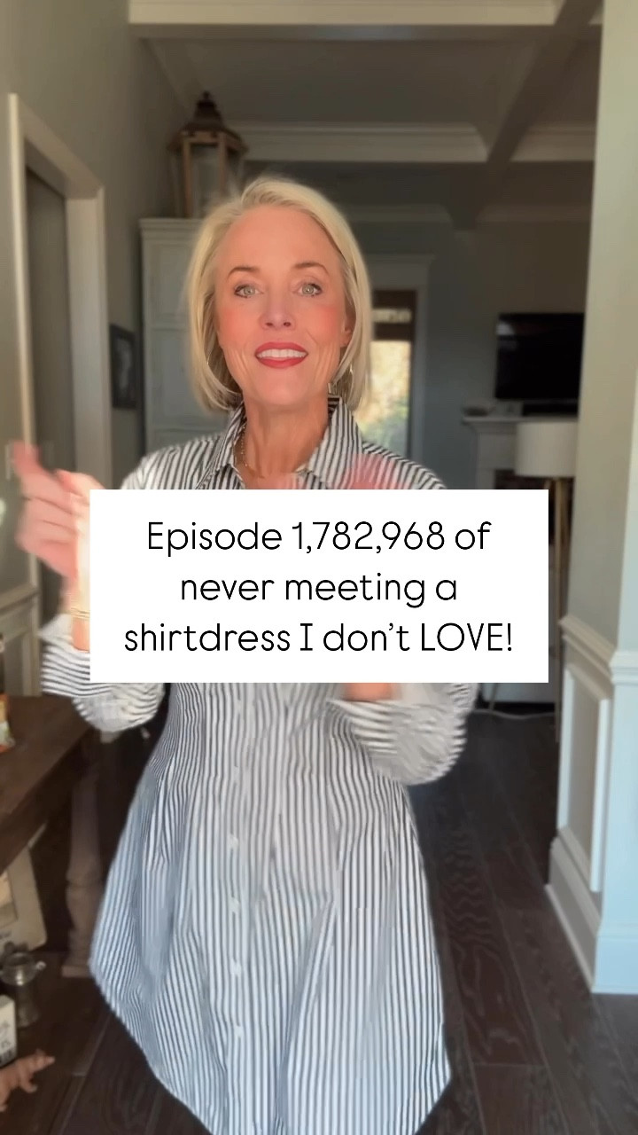 If you’ve been following me for a while, you know I can’t resist adding a chic shirtdress to my closet—so welcome to episode 1,782,968 of never meeting a shirtdress I don’t love! 💕

This one from @gap is everything: soft cotton poplin, pleating at the waist, a split hem for that extra flair, and it’s on sale! Snag it now for under $50 while it’s 40% off for a limited time.

Available in 3 colors, sizes XXS–XXL, and in 3 lengths—there’s truly a perfect fit for everyone! Tap the link in bio to shop this beauty before it’s gone. ✨ 

#MidlifeStyle 
#ShirtdressObsession 
#GapStyle 
#AffordableFashion 
#affordablefashion
#outfitinspo
#laurenoggsgee
#over50style 
#lookalike
#shopltk
#ltkover50
#ltkover40
#lookforless
#getyourcolonoscopy

#LTKOver40 #LTKSaleAlert #LTKWatchNow
