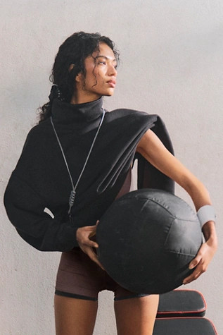 A Cut Above Mock Neck Pullover Sweatshirt | Free People (Global - UK&FR Excluded)