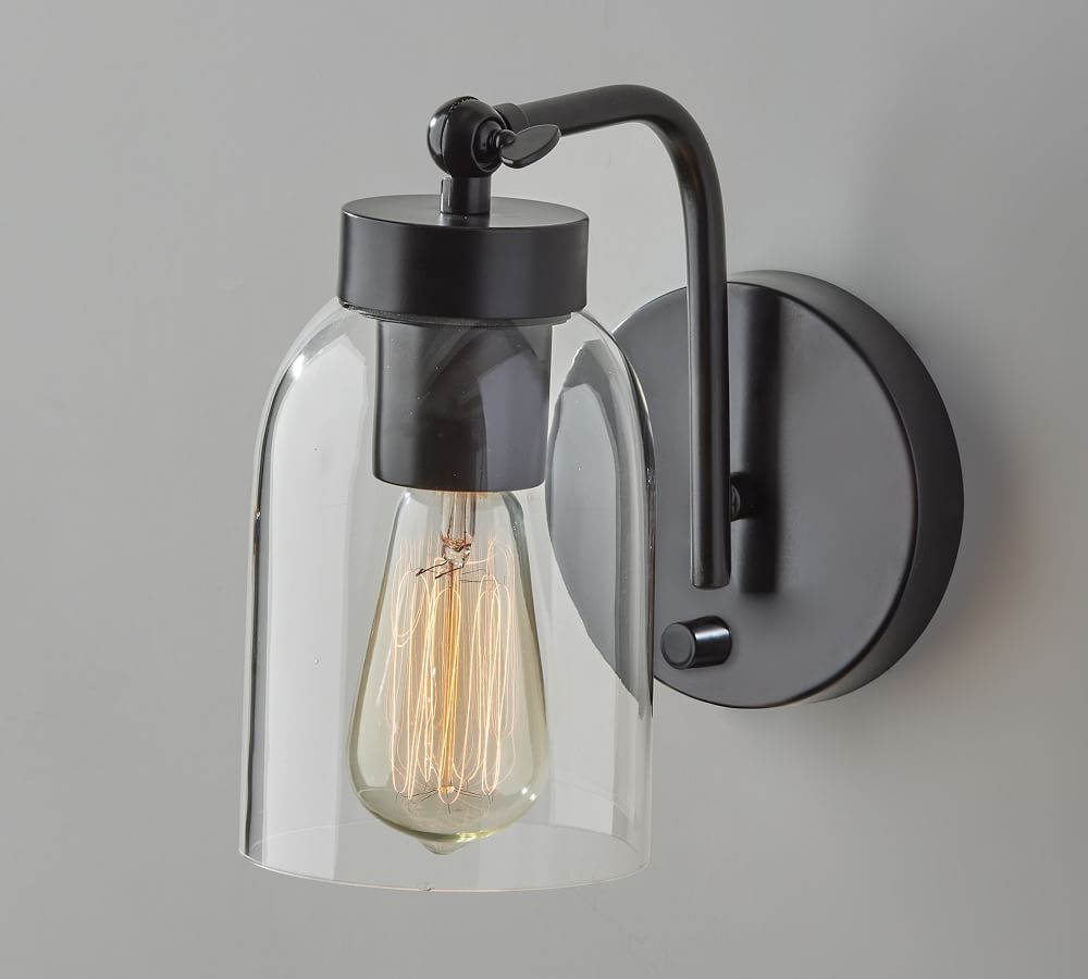 Bianca Hand-Blown Glass Sconce | Pottery Barn (US)