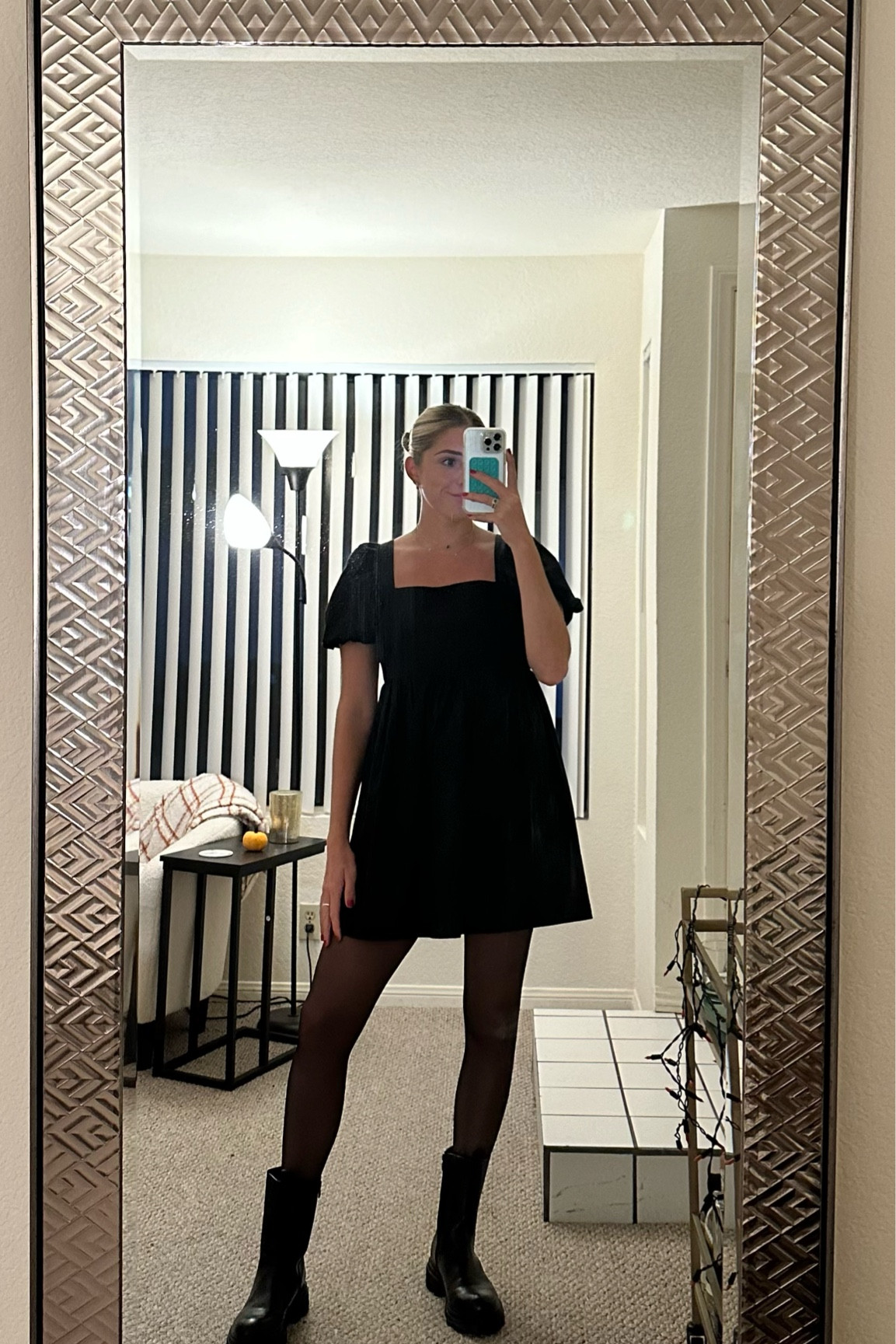 Little black dress outfit for the holidays 
