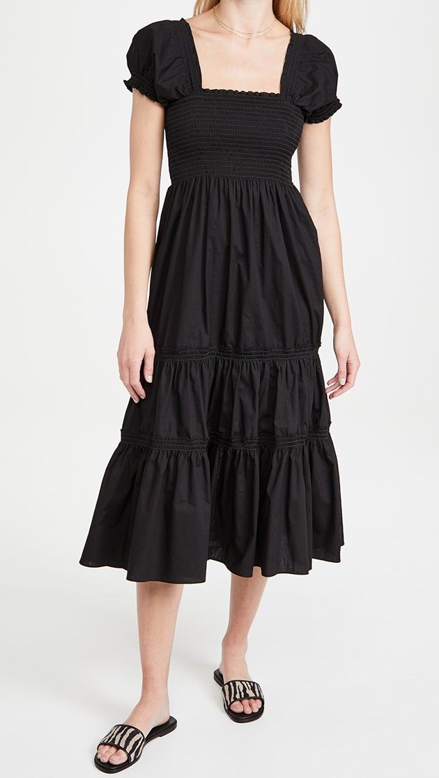 Square Neck Smocked Maxi Dress | Shopbop