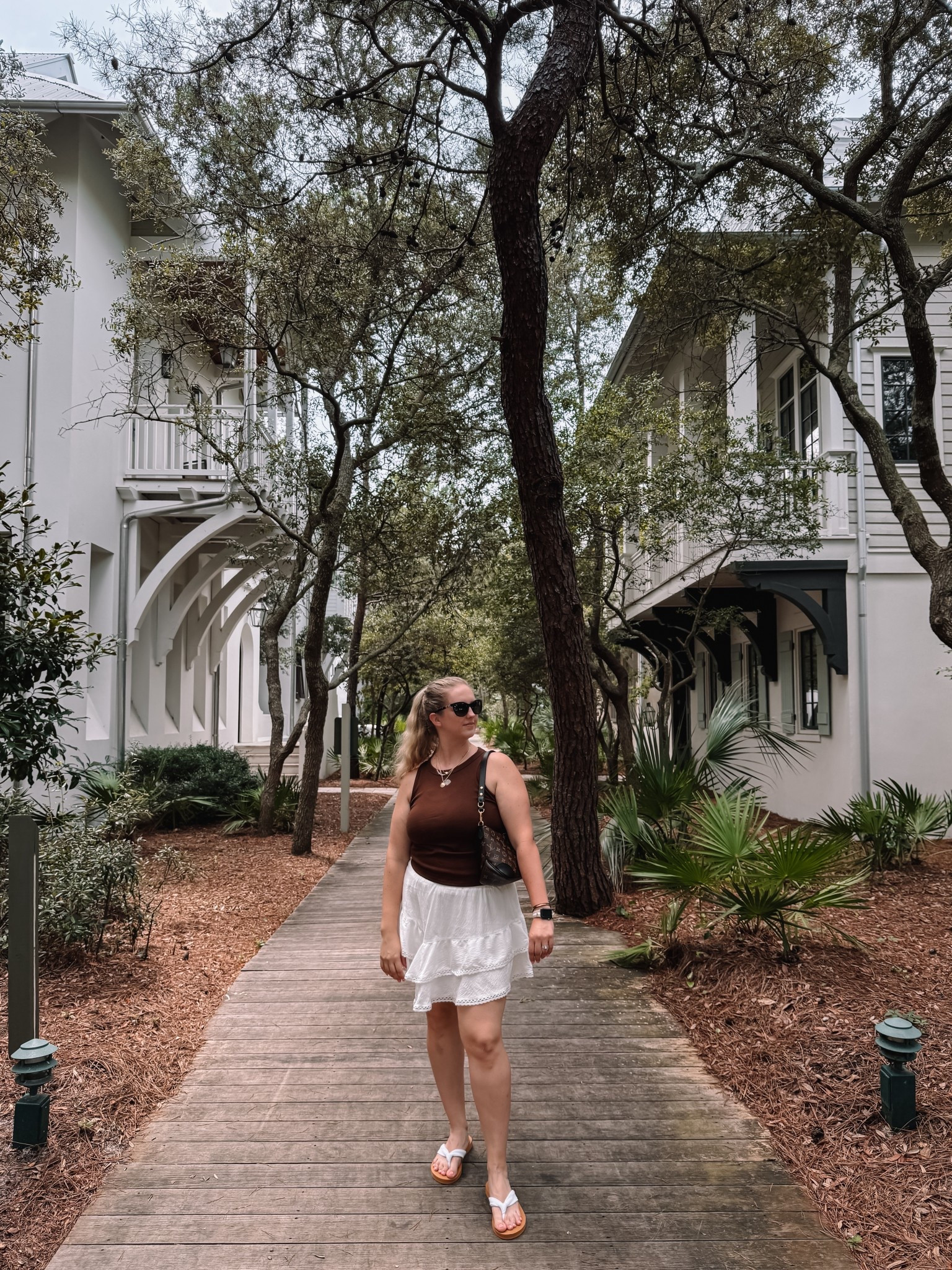 My favorite outfit from our Florida vacation! Comfortable, cute and easily mixed and matched with other pieces in the future. 🤎

#LTKMidsize #LTKItBag #LTKTravel