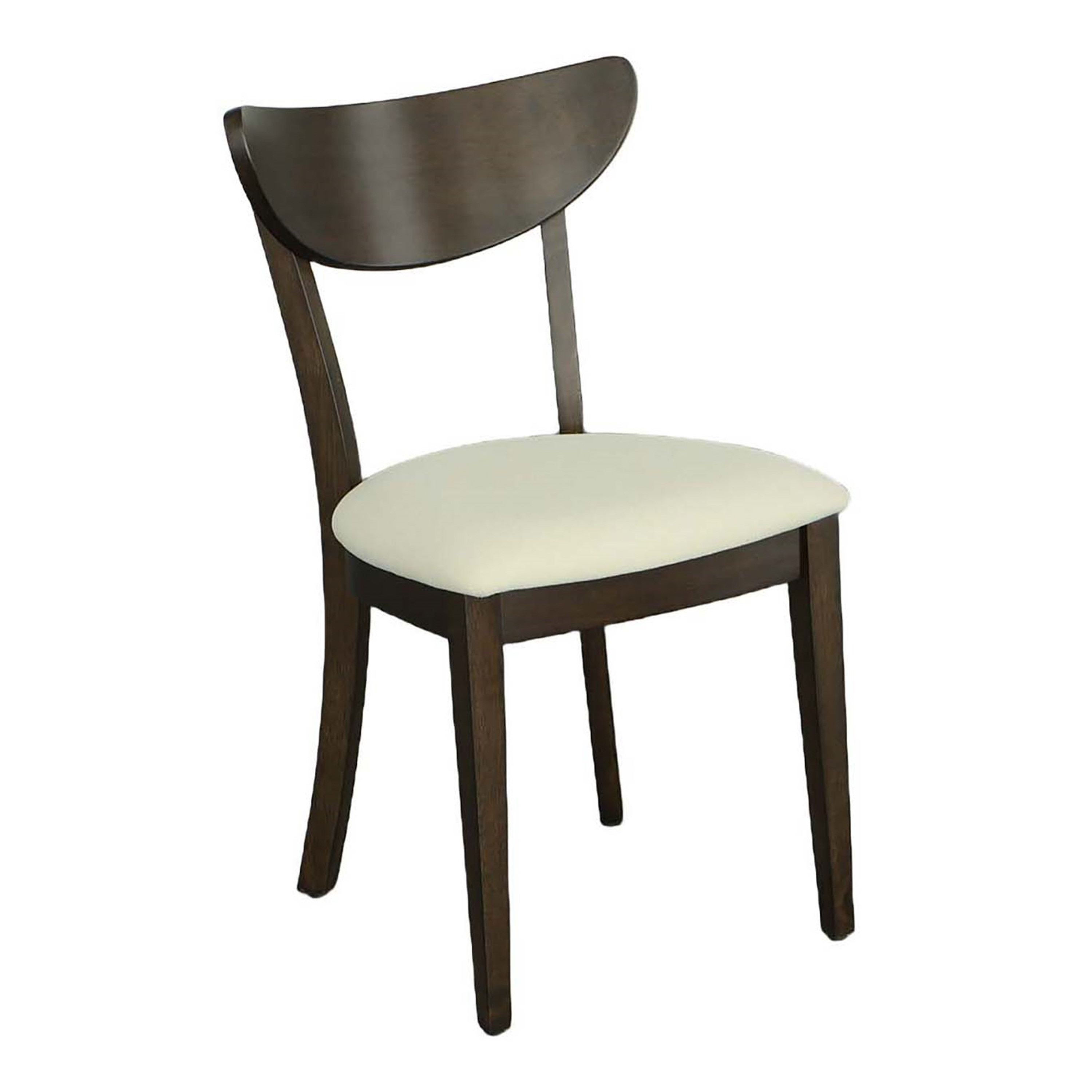 Briar Wood Curved Back Upholstered Dining Chair 2 Piece Set | World Market