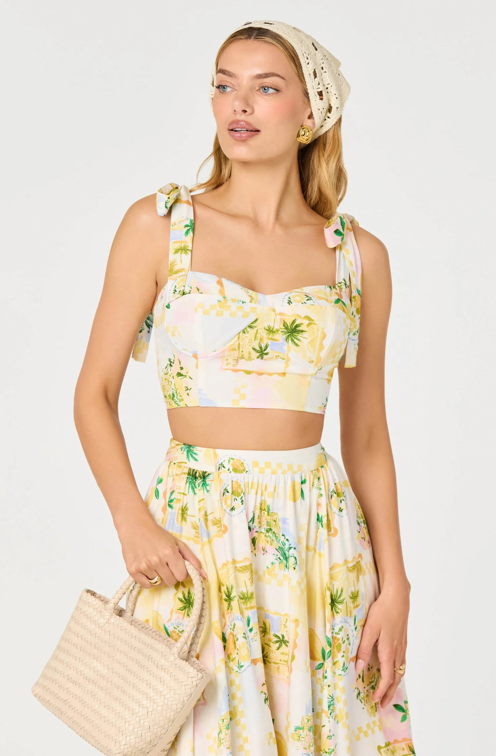 Kaleigh Tie-Strap Bustier Top | ASTR The Label (US)