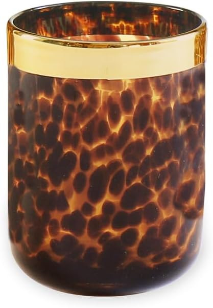 Beatriz Ball GLASS Tortoise and Gold Tumbler Set of 4 | Amazon (US)