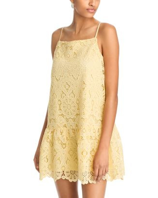 Lace Drop Waist Mini Dress - Exclusive | Bloomingdale's (US)