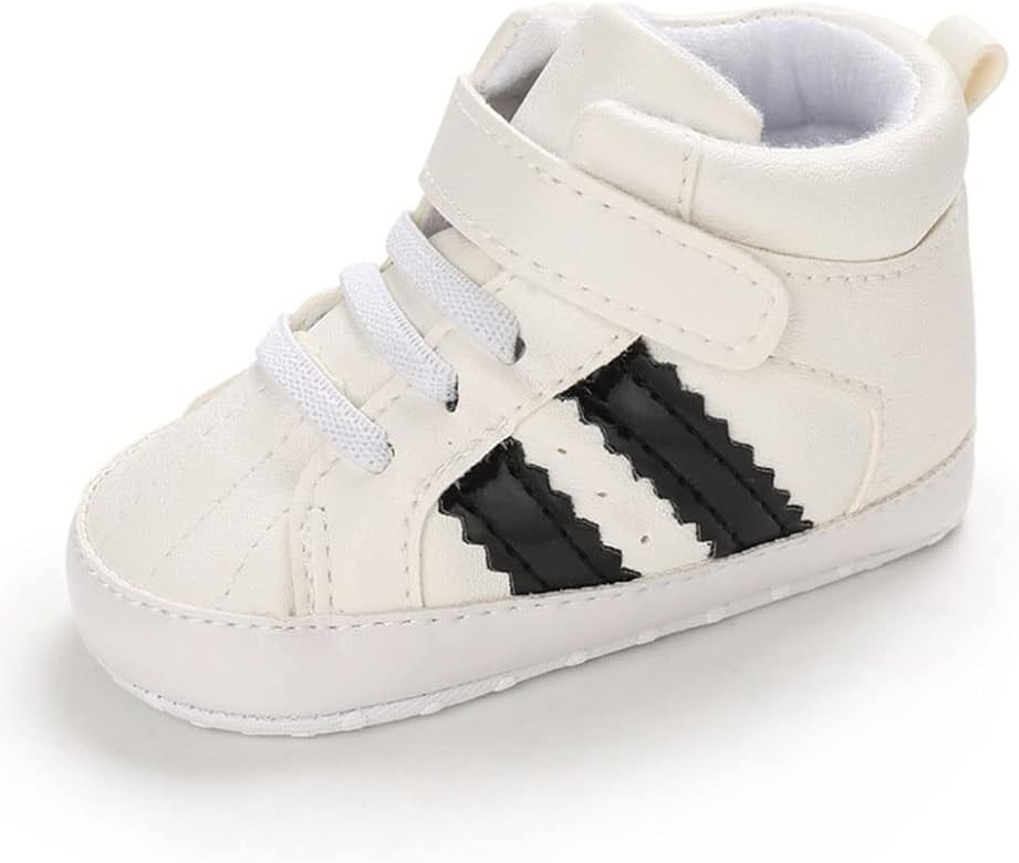 Sekantrol Newborn Baby Boys Girls First Walker Crib Shoes Soft Rubber Sole Infant Sneakers Fashio... | Amazon (US)