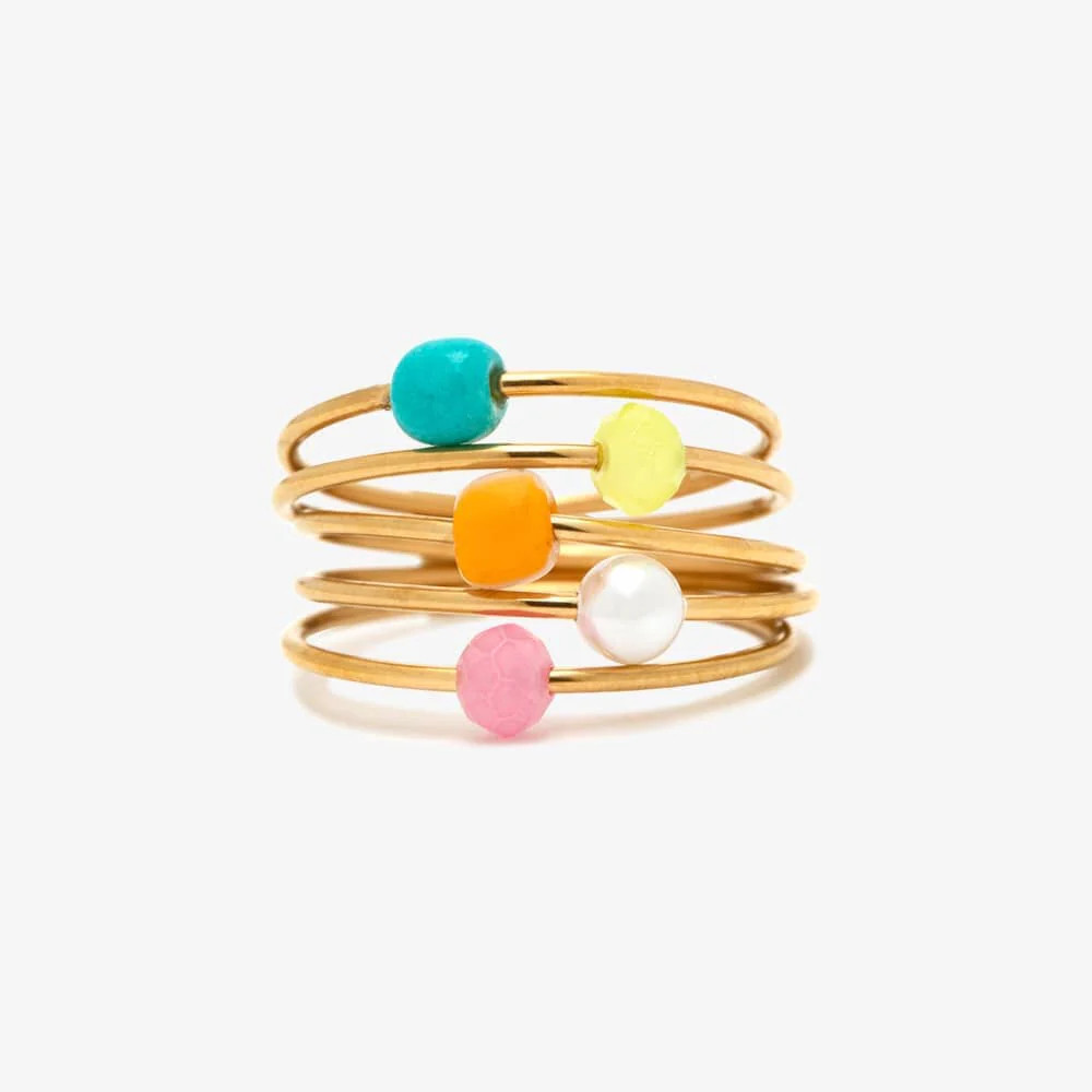 Serenity Floating Ring Stack | Pura Vida Bracelets