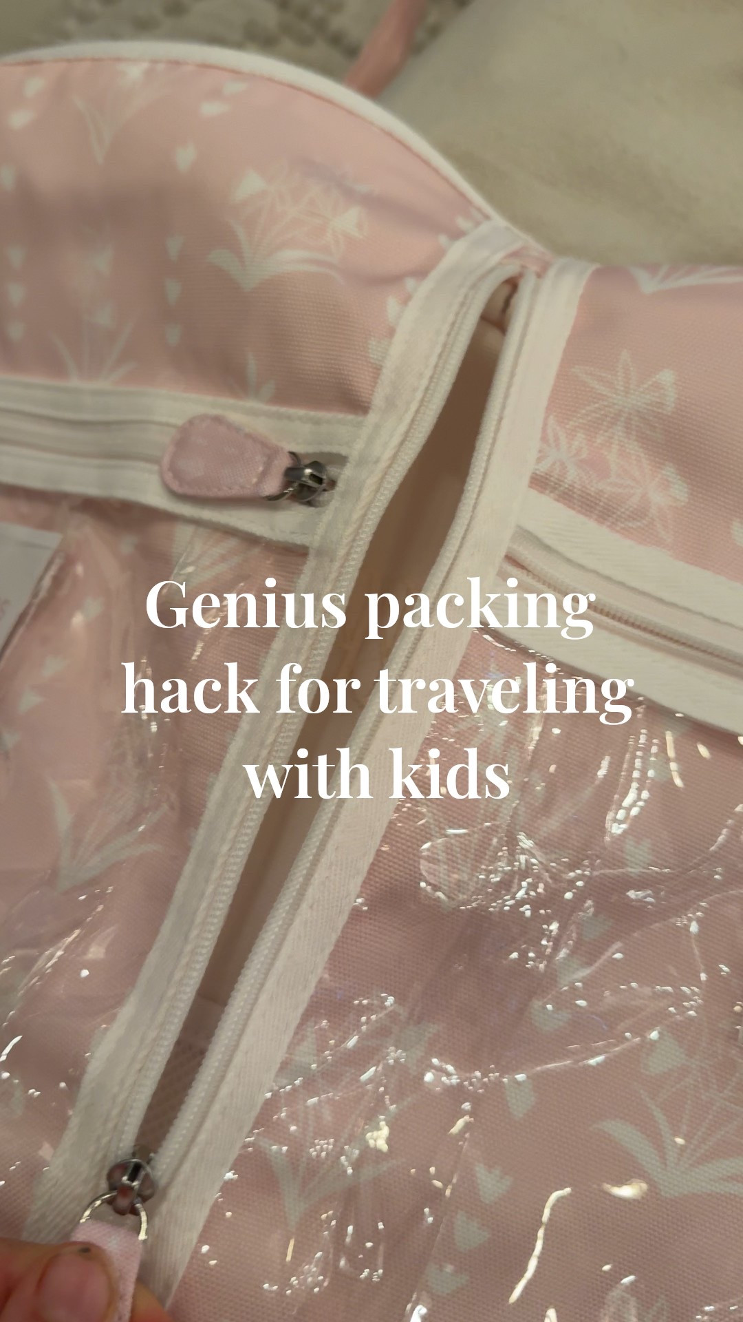 GENIUS organizing hack for traveling with kids or babies - get this garment bag #organization #packing #babytravel 

#LTKTravel #LTKFamily #LTKBaby
