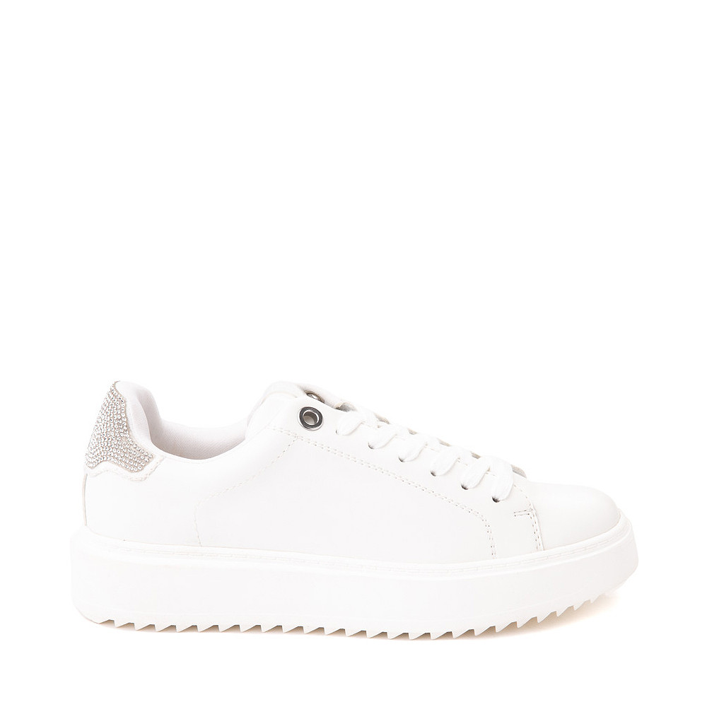 Womens Steve Madden Charlie Rhinestone Sneaker - White | Journeys