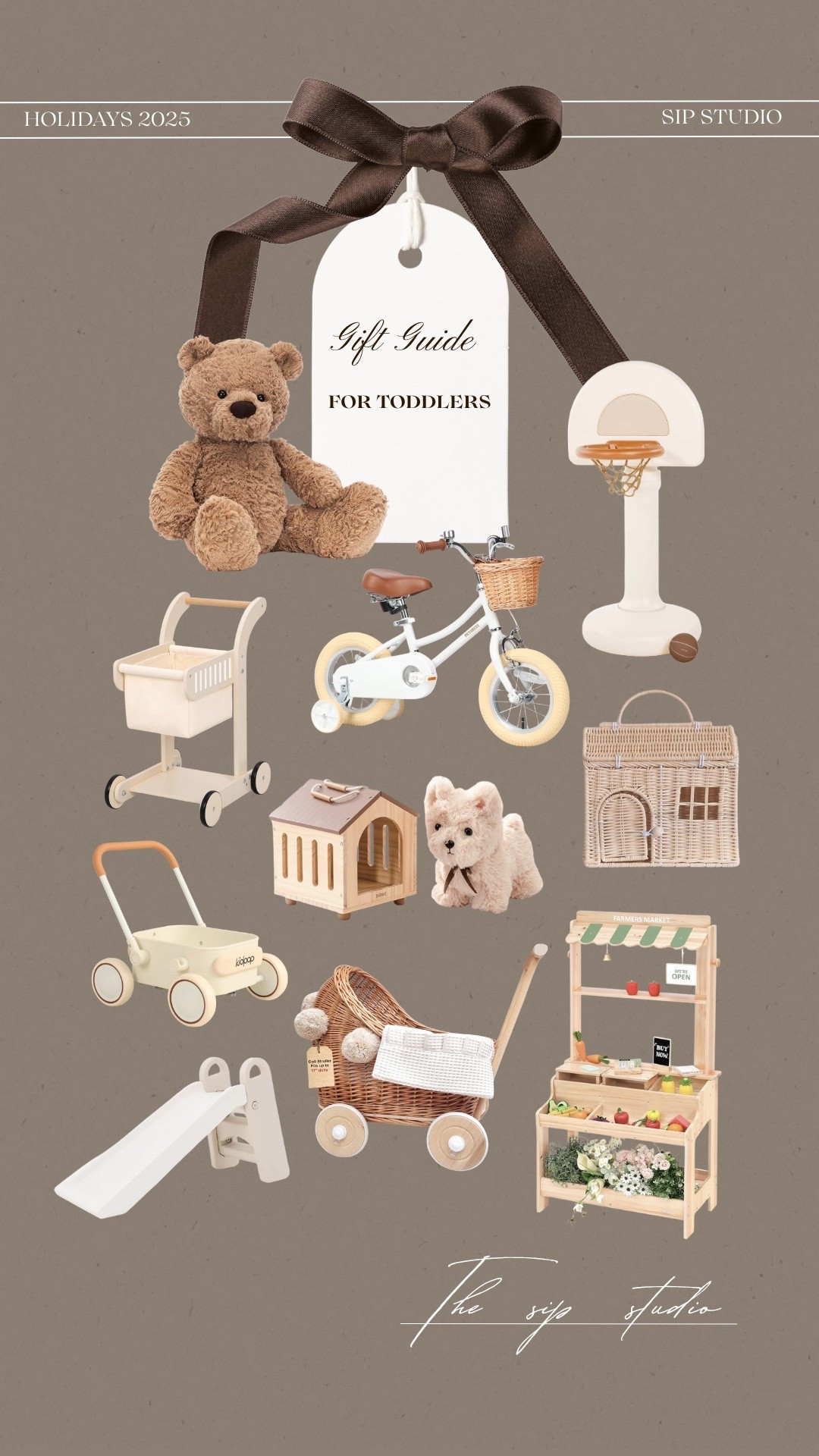 Gift guide for toddler / neutral toys  🤎🧸

#LTKGiftGuide #LTKKids #LTKBaby