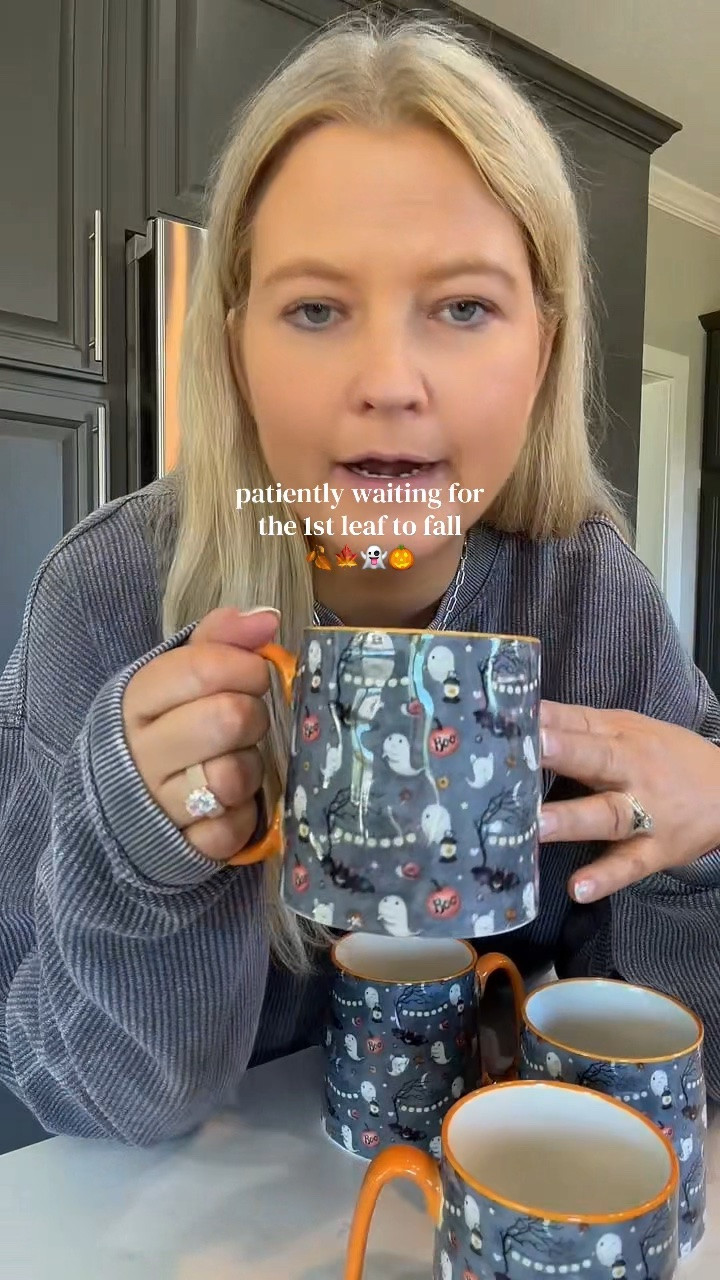Getting set up for cozy season 🎃🍂#mugs #coffeemugs #halloween #halloweendecor

#LTKSeasonal #LTKHome #LTKSaleAlert