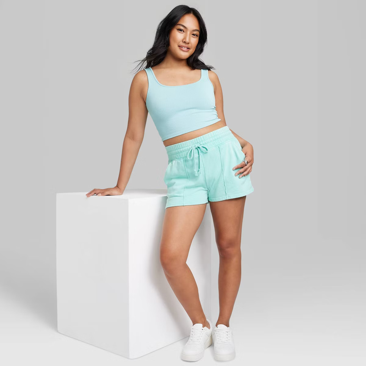 Women's High-Rise Fleece Shorts - Wild Fable™ | Target