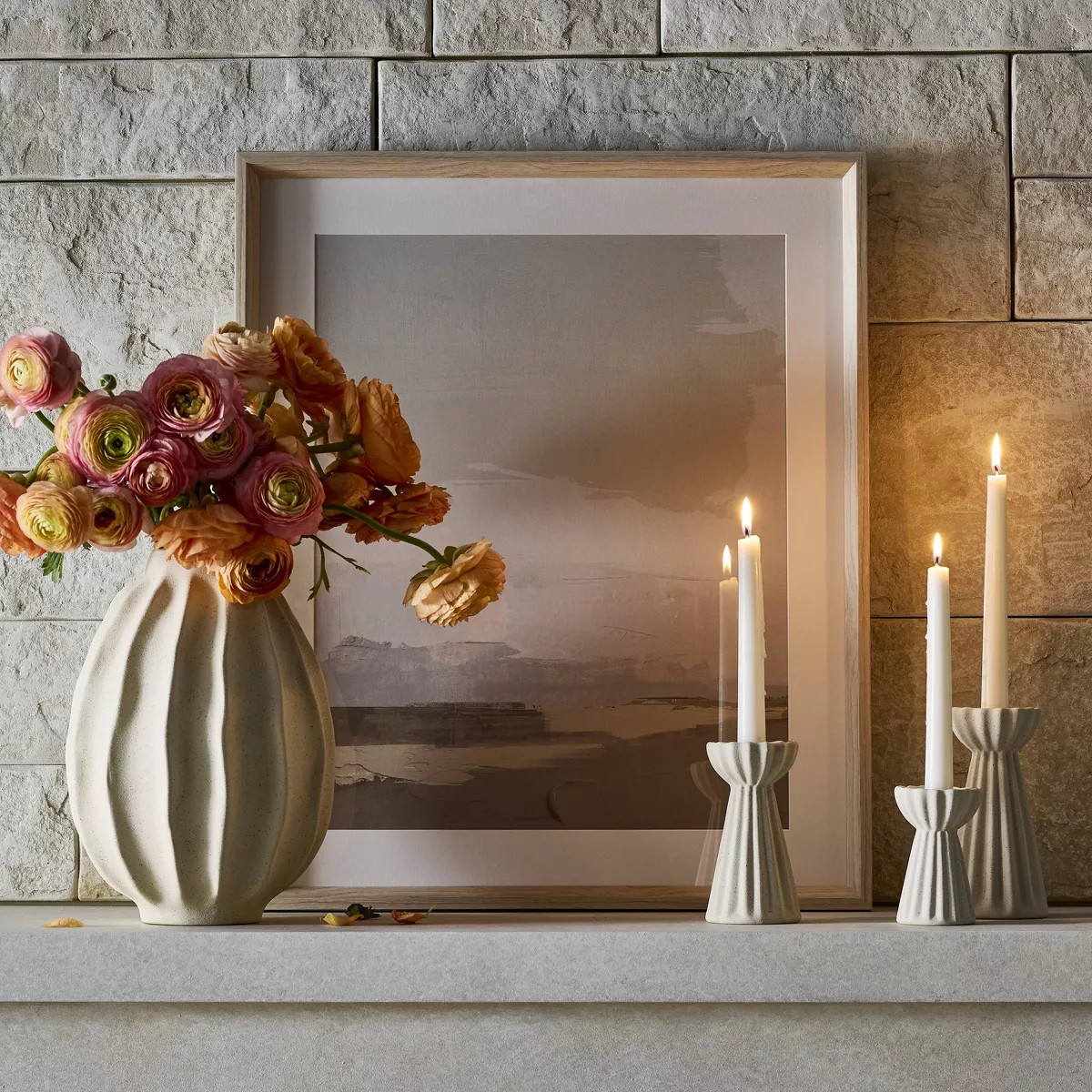 Wavy Ceramic Vase - Threshold™ designed with Studio McGee | Target