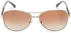 BURBERRY Women's 0be3080 Aviator | Amazon (US)