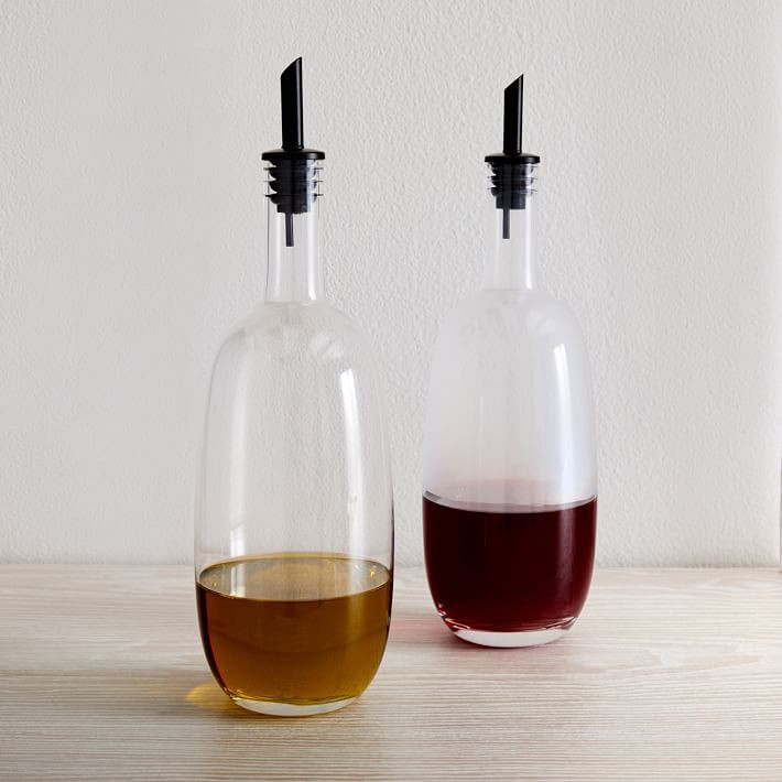 No-Mess Glass Oil & Vinegar Dispensers (Set of 2) | West Elm (US)