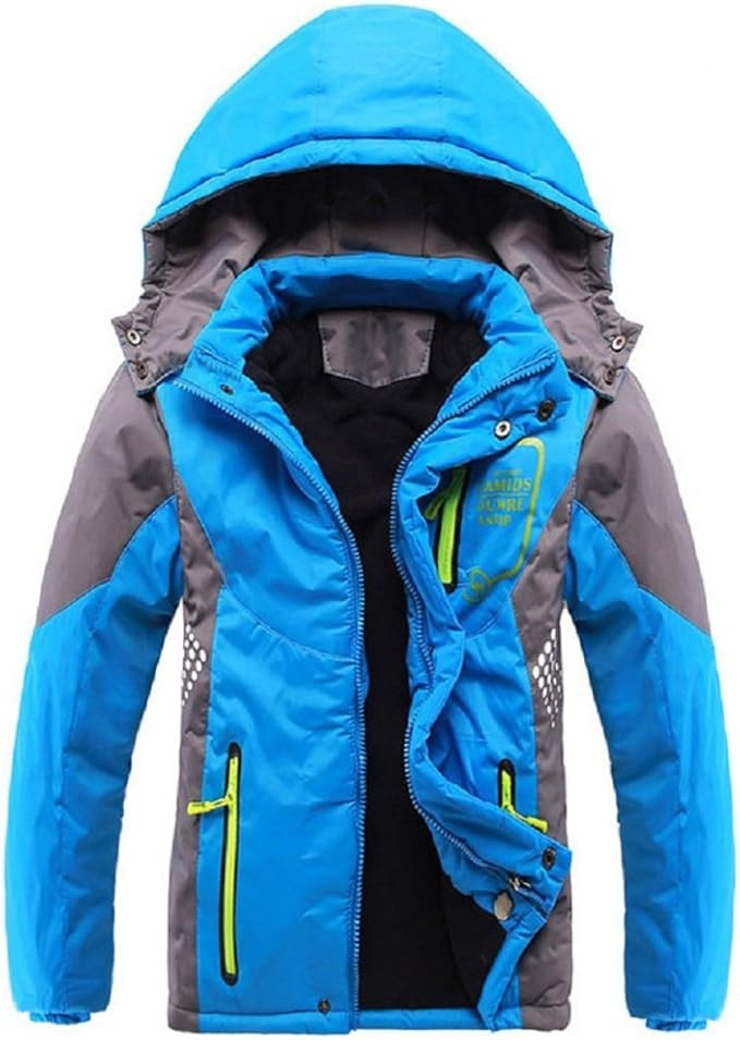 Vinmin Latest Boys Thicken Fleece Hooded Jacket Warm Quilted Coat Outdoor Cool Cute Fashion for W... | Amazon (US)