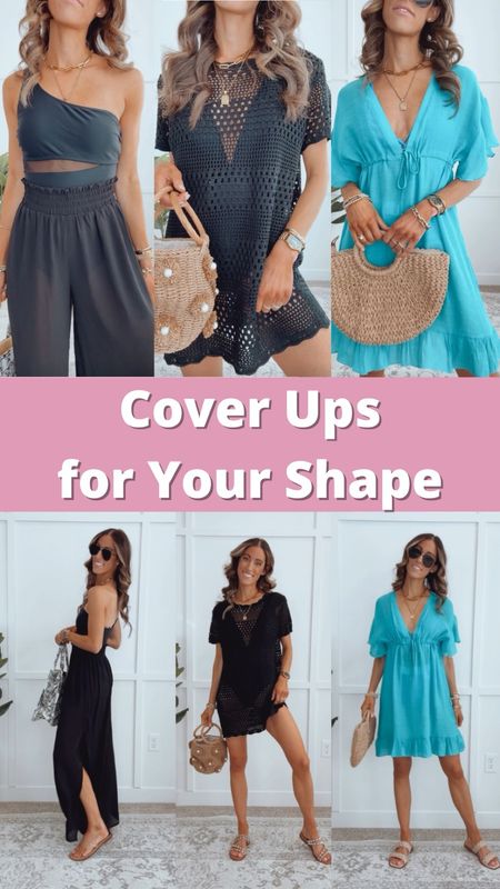 The Best Swimsuit Cover Ups for Your Shape | Swimsuits | Spring Break Outfits | Vacation Outfits

#LTKtravel #LTKswim #LTKfindsunder50