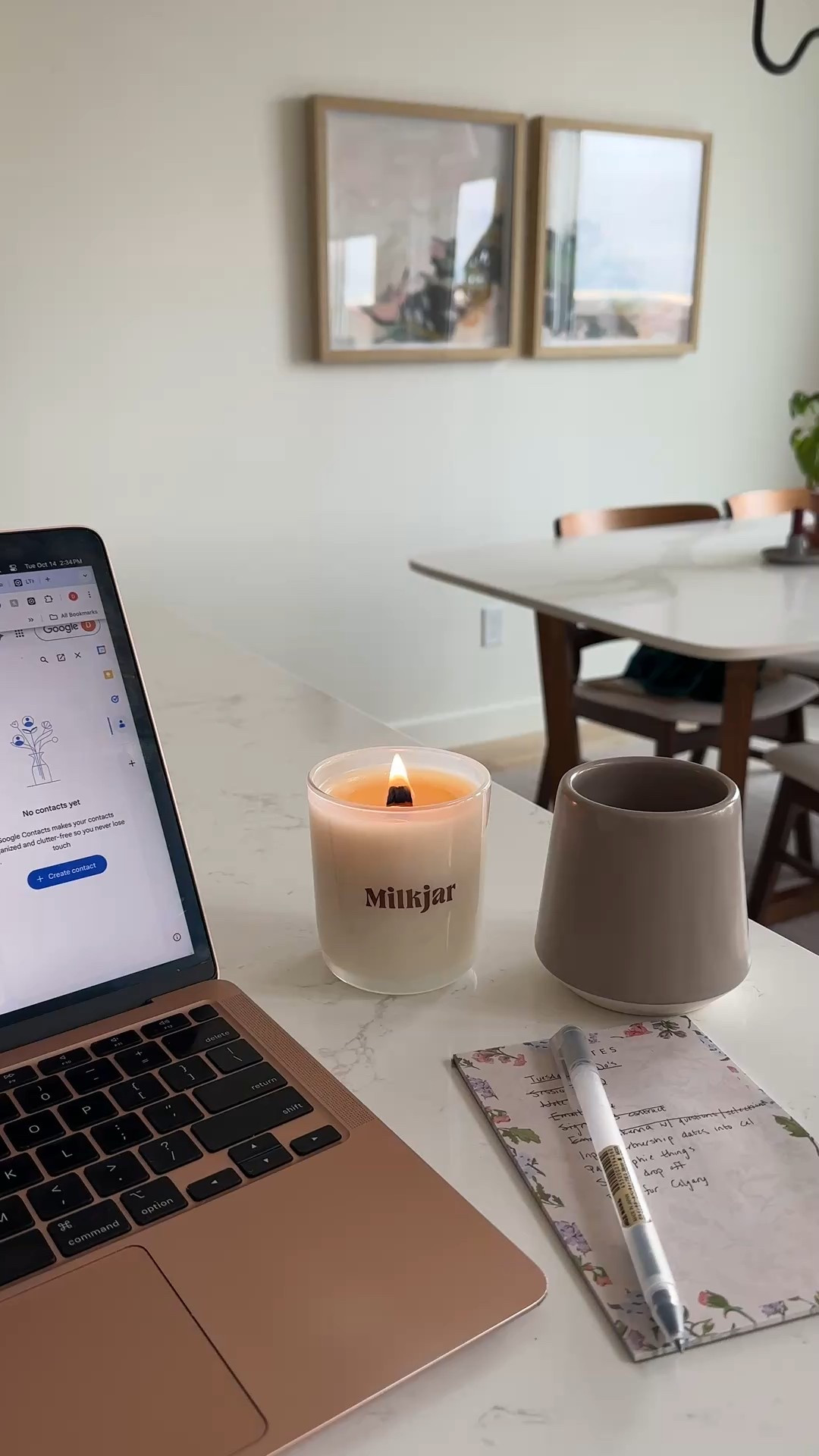 There’s something about lighting my favourite fall candle that instantly makes my work-from-home days feel softer and more intentional. 🍁 The Maple Dip scent from Milkjar Candle Co. smells like freshly baked cookies and cozy weekends — the perfect backdrop for a focused, productive afternoon. I’ve been pairing it with a hot cappuccino and my go-to playlist to make even admin days feel a little more feel-good.

Shop my cozy home office setup & favourites below:
🕯 Milkjar Maple Dip candle (the best fall scent!)
☕️ Ceramic mug

fall candle, Milkjar Maple Dip candle, best Canadian candles, cozy work from home setup, fall home office decor, autumn candle scent, non-toxic candles Canada, cozy desk essentials, fall home decor, hygge workspace ideas



#LTKfall #LTKcanada