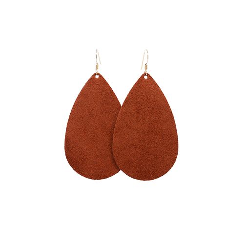 Ginger Suede Leather Earrings | Nickel and Suede