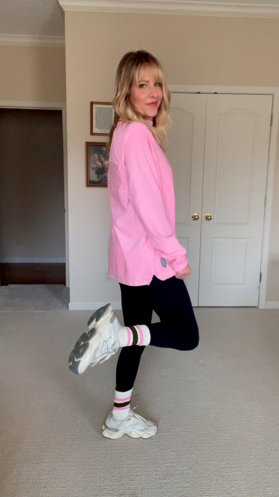 Today’s fit. These socks would be great to add to someone’s Easter Basket 🐣 

#LTKOver40 #LTKootd