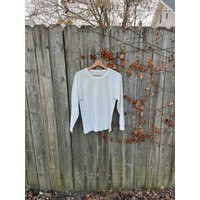 Vintage 80's/90's Unbranded White Long Sleeve Thermal Shirt Size Small/Medium | Etsy (US)