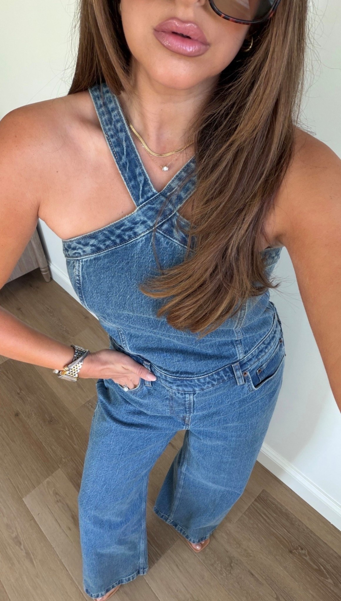 Denim jumpsuit. Wearing med. @abercrombie Xx
Code LAURENHORN to save @NOOD 
Iconic nude lip liner

Outfit idea, festival , country concert outfit, Nashville, western outfit, easy outfit, date night outfit 

#LTKTravel #LTKFestival #LTKSeasonal
