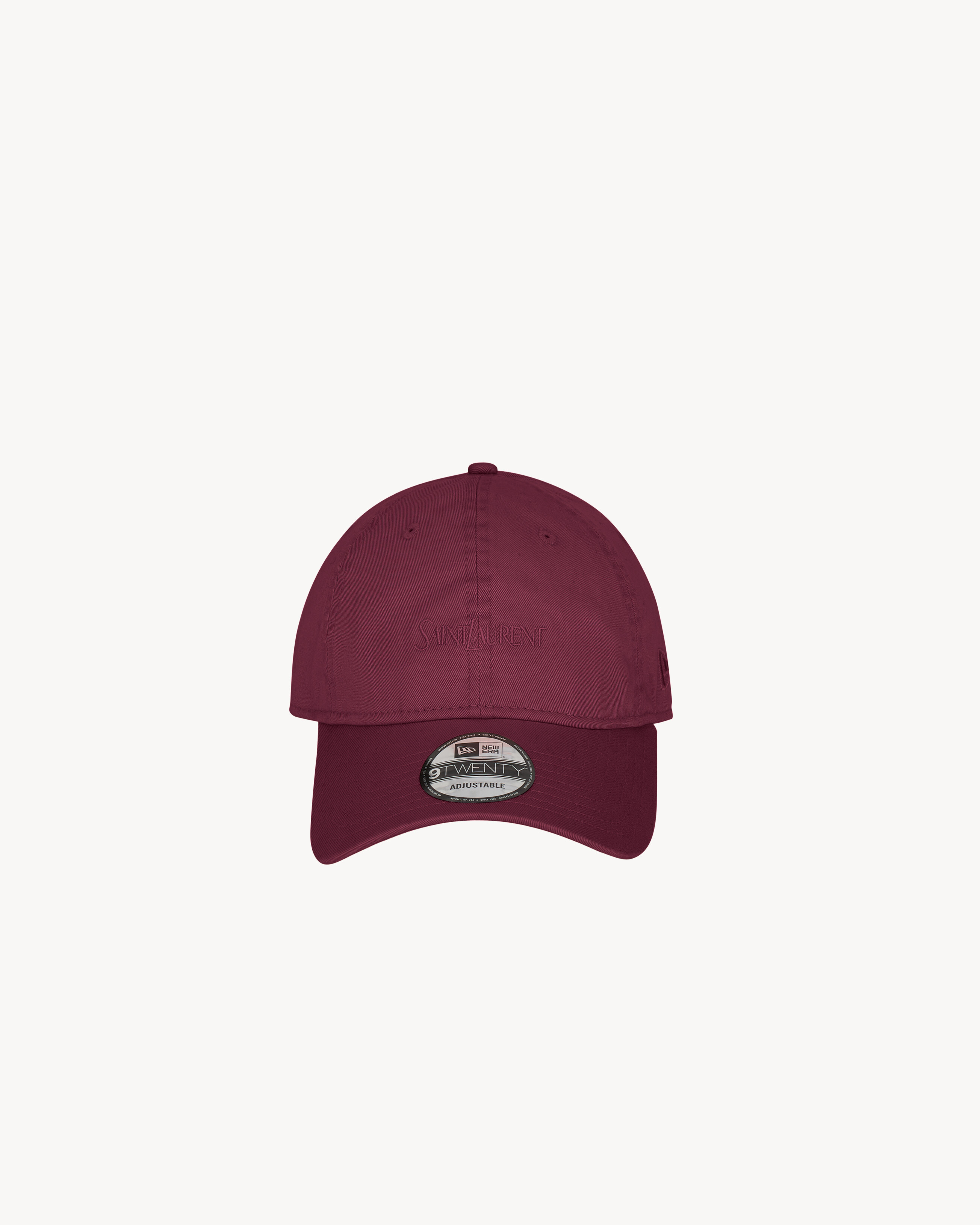 CAP ADORNED WITH THE SAINT LAURENT SIGNATURE MADE IN COLLABORATION WITH NEW ERA. | Saint Laurent Inc. (Global)