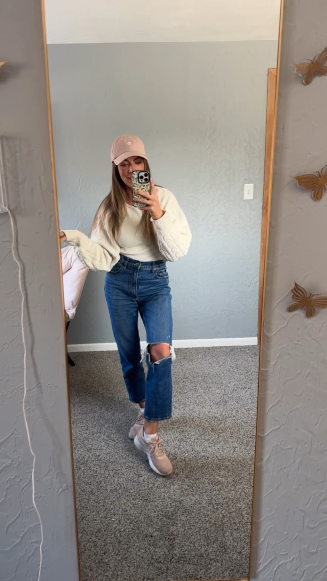 Simple OOTD. Spring Outfit. Casual Look. Abercrombie. Cropped Jeans. Must Have Denim. Shrug Sweater. Capsule Wardrobe. Mom On The Go  

#LTKWatchNow #LTKPetite #LTKSeasonal