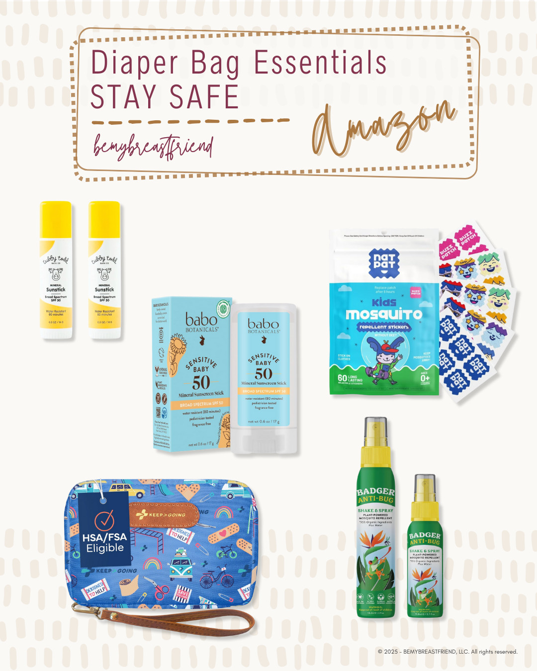 Amazon | Diaper Bag Essentials - STAY SAFE 

 #LTKmomlife #LTKBaby #LTKKids