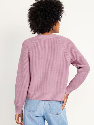 Shaker-Stitch Cardigan | Old Navy (US)